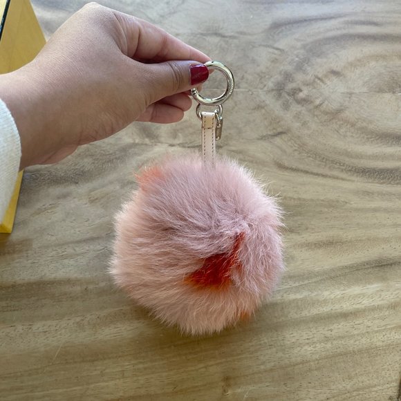 Fendi Pom Pom Multicolor Fur Charm - Picture 6 of 12